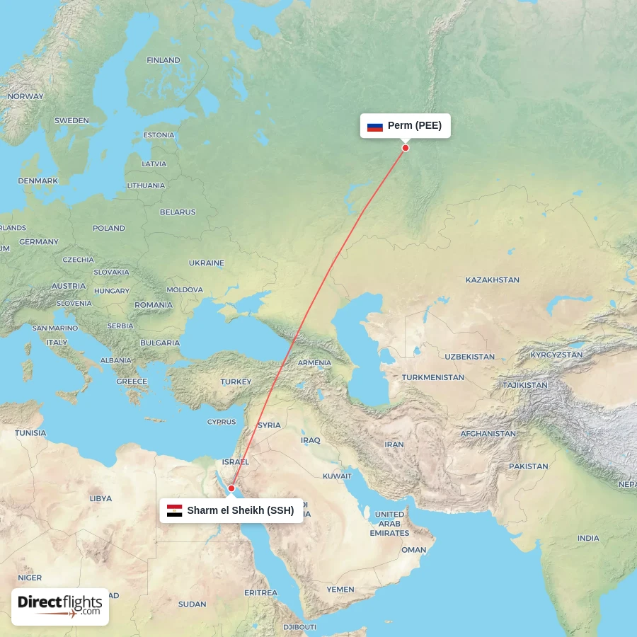 PEE - SSH route map