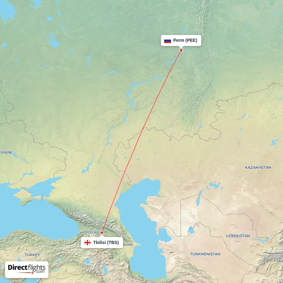 PEE - TBS route map