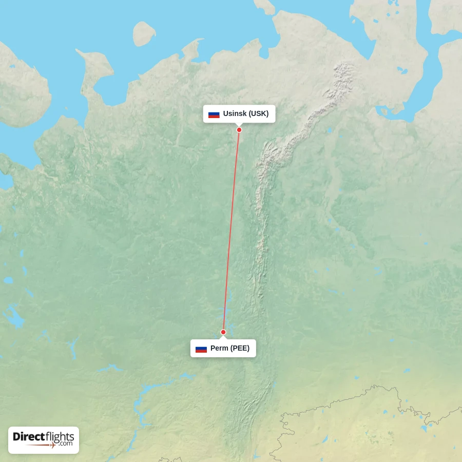 PEE - USK route map