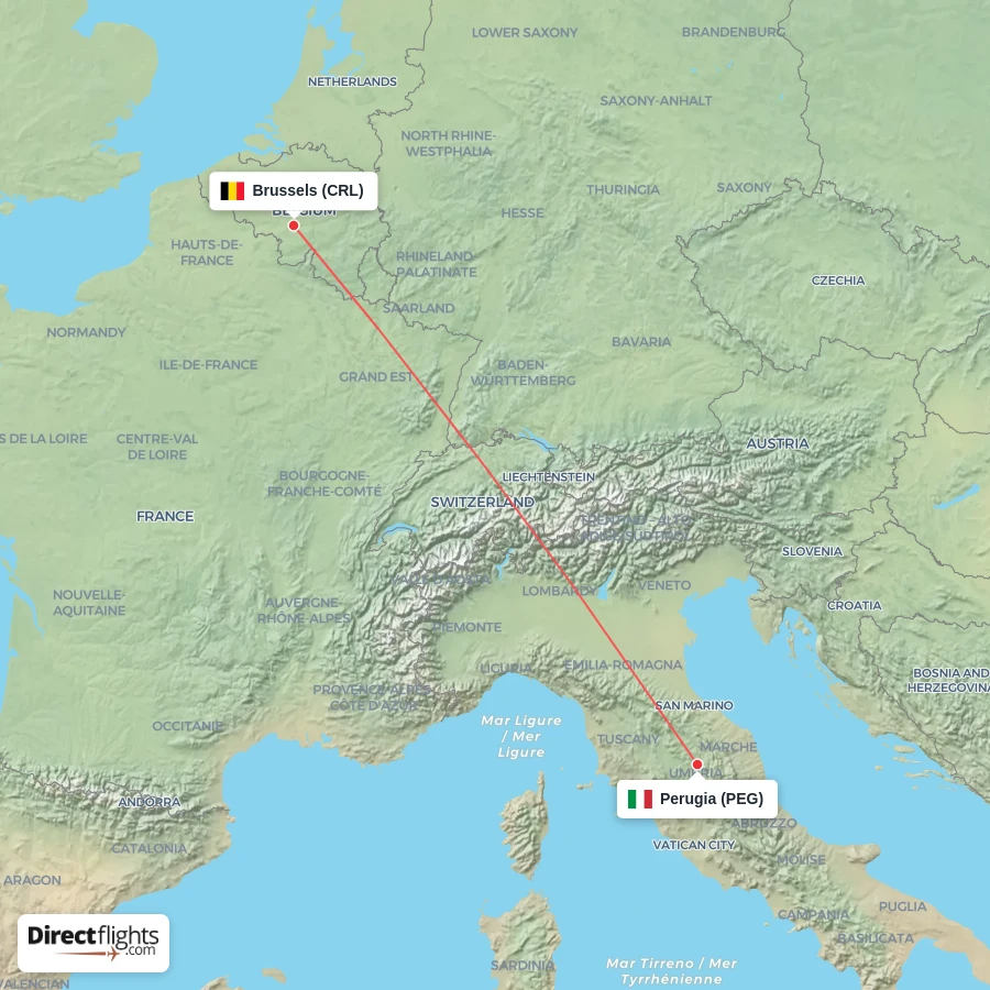 PEG - CRL route map