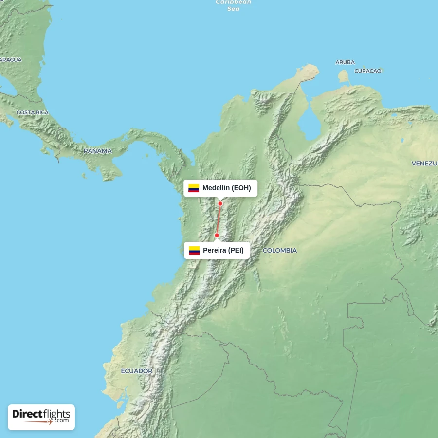PEI - EOH route map