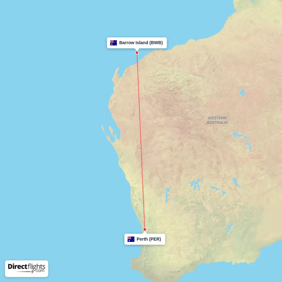 PER - BWB route map