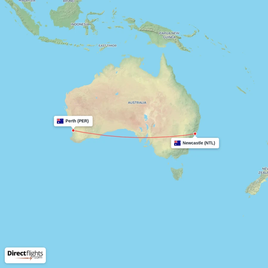 PER - NTL route map