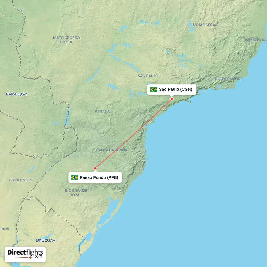 PFB - CGH route map
