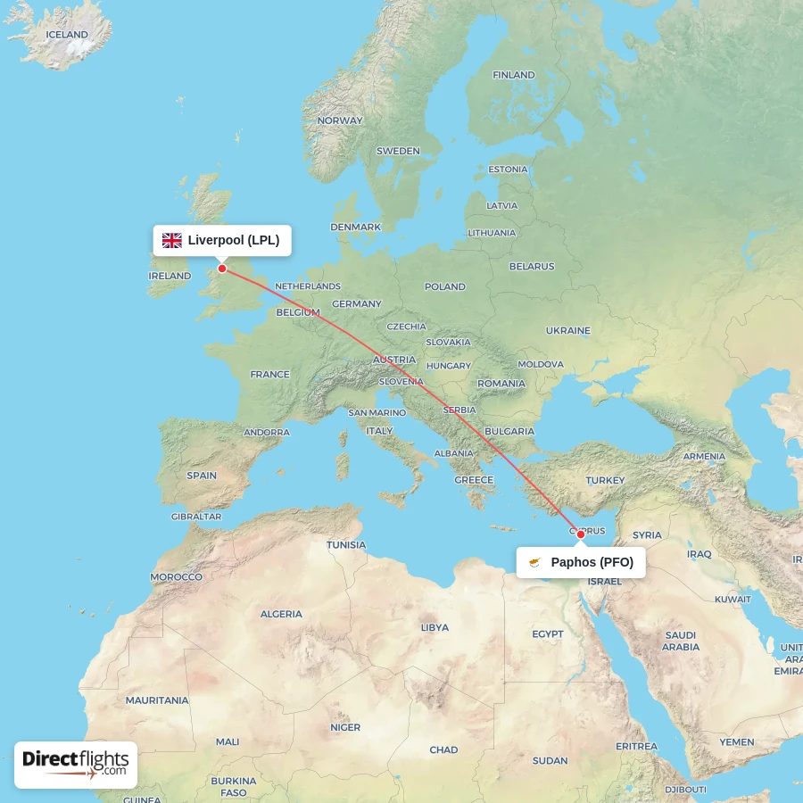 PFO - LPL route map