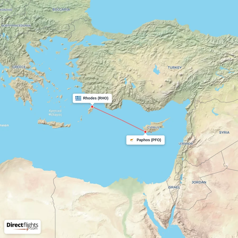 PFO - RHO route map