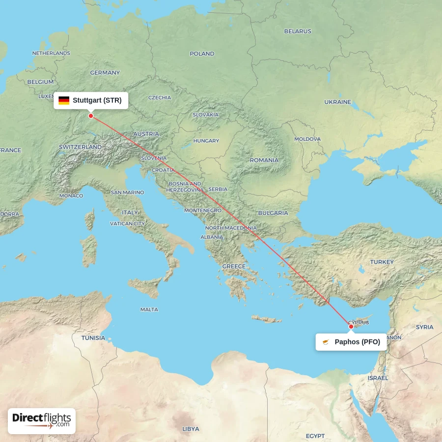 PFO - STR route map