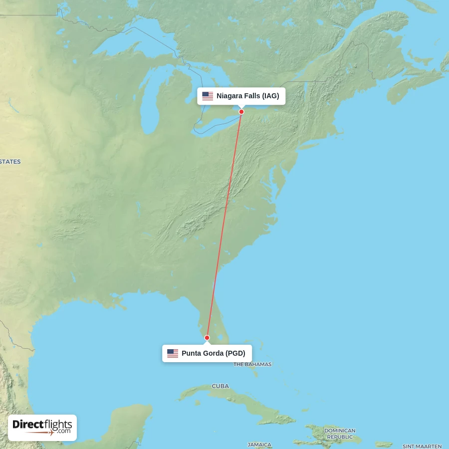 PGD - IAG route map