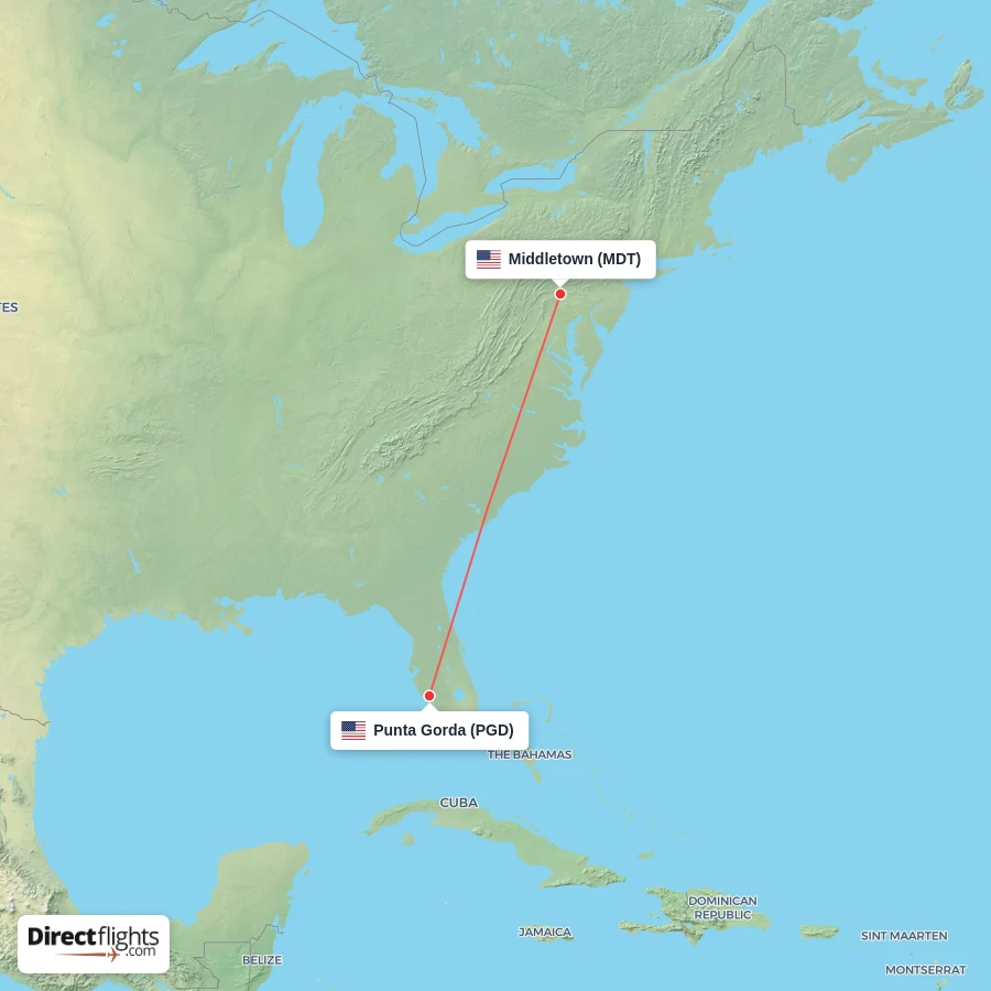 PGD - MDT route map