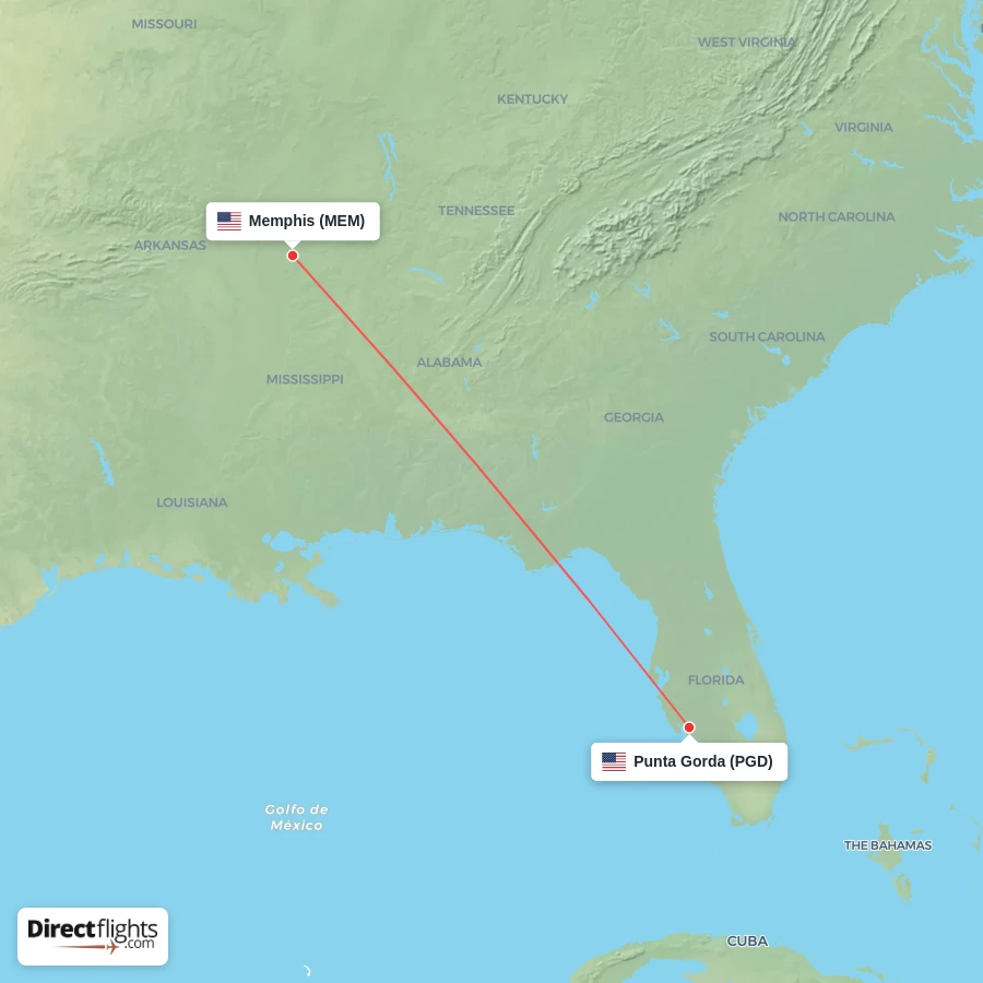 PGD - MEM route map