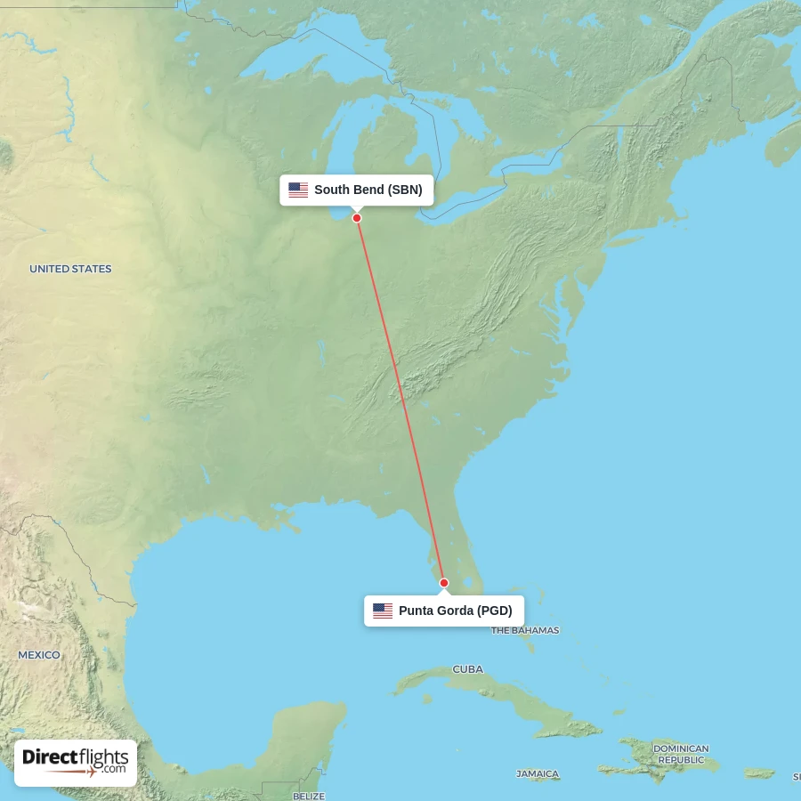 PGD - SBN route map