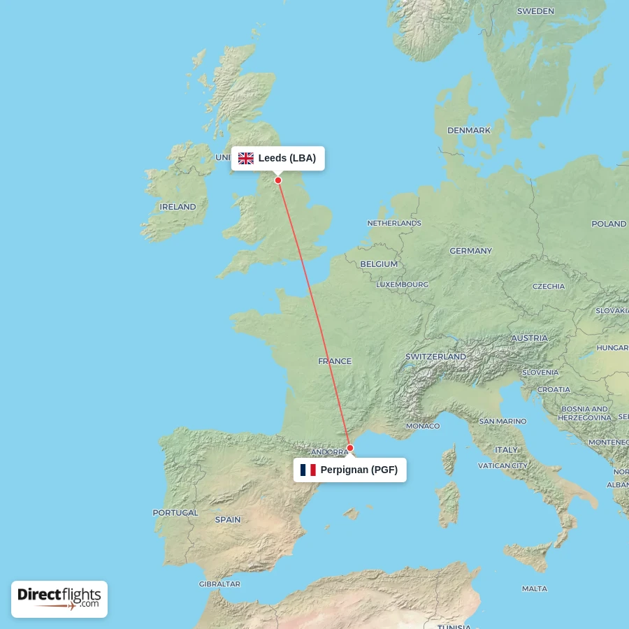 PGF - LBA route map