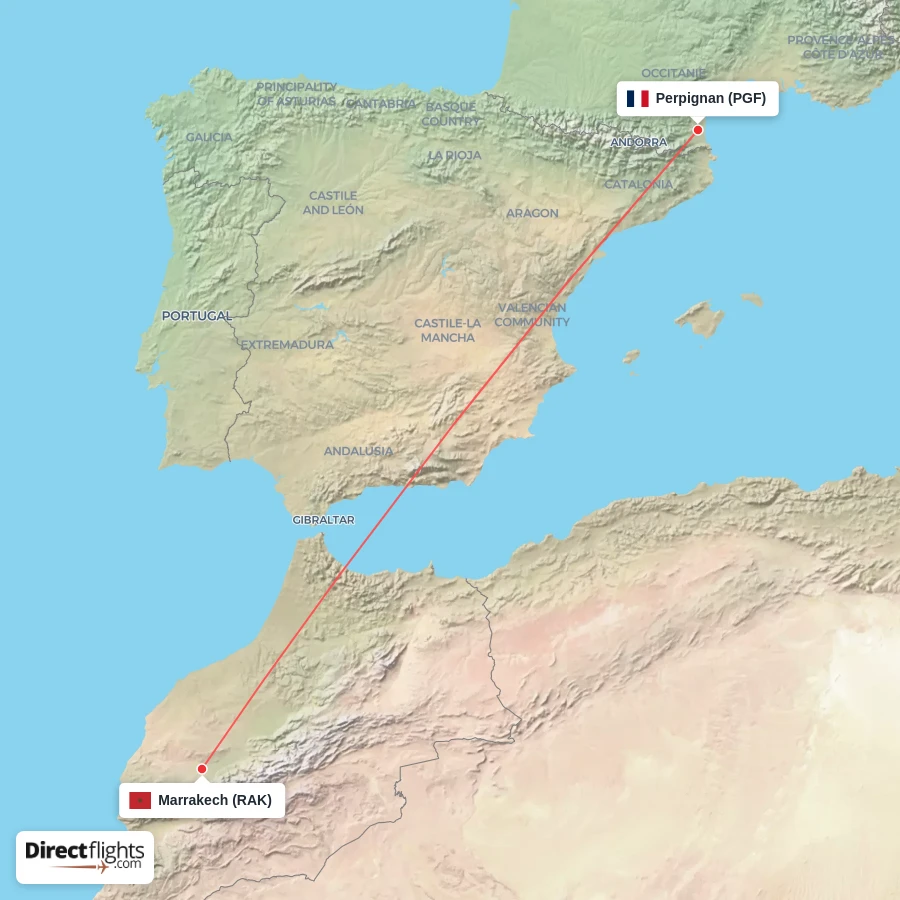 PGF - RAK route map