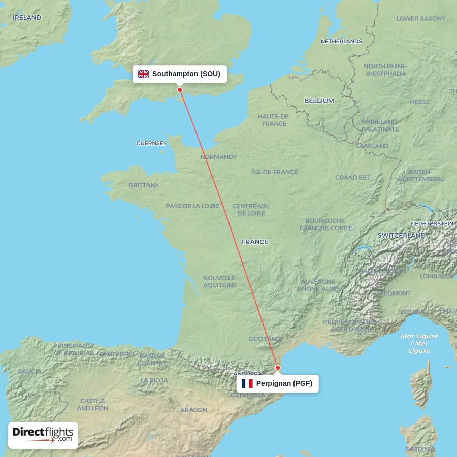 PGF - SOU route map