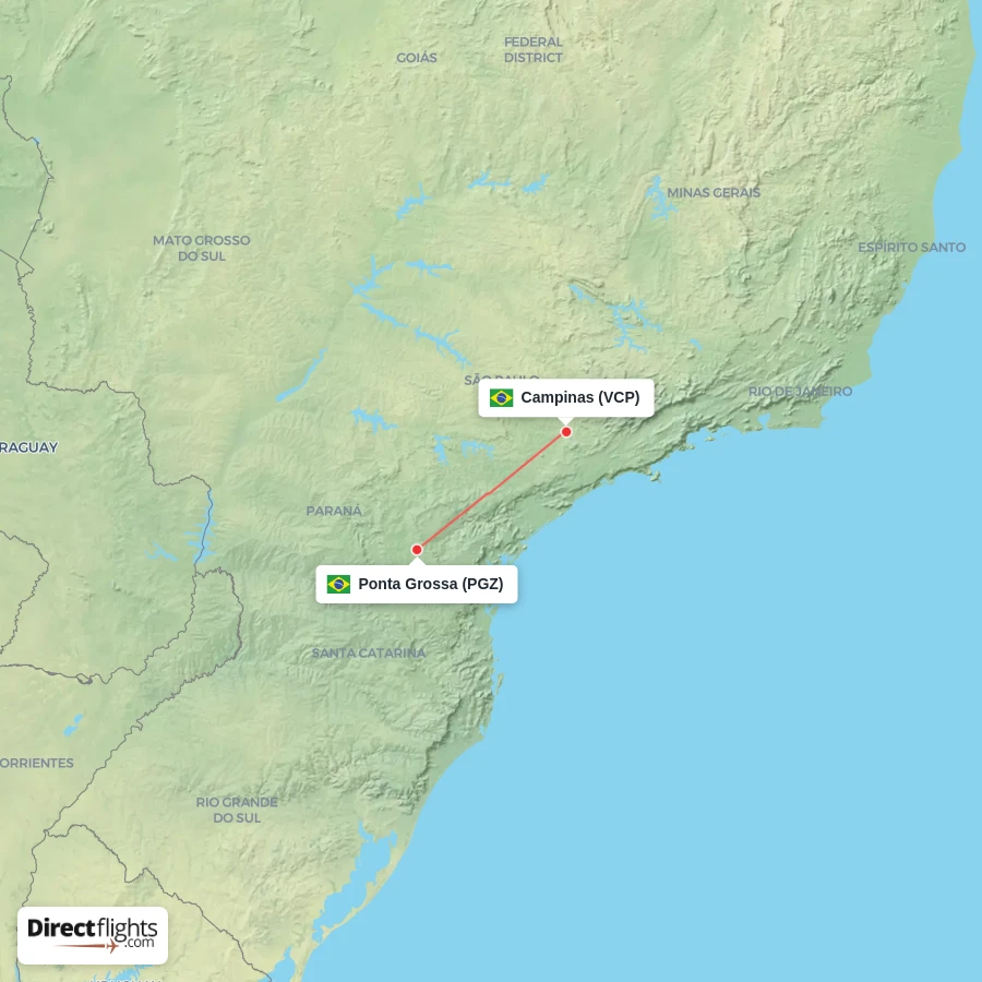PGZ - VCP route map