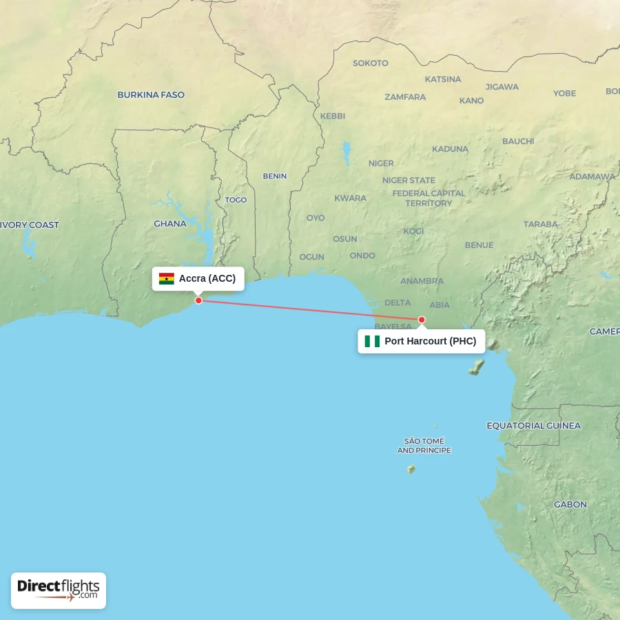 PHC - ACC route map