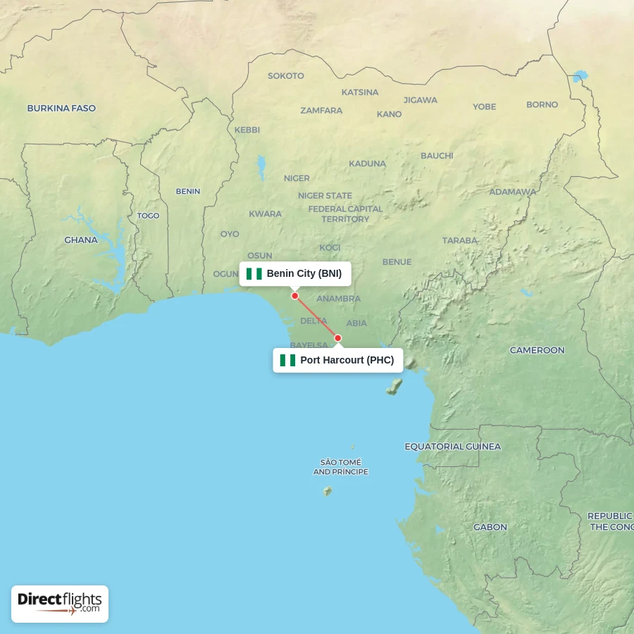 PHC - BNI route map