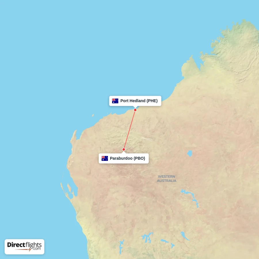 PHE - PBO route map