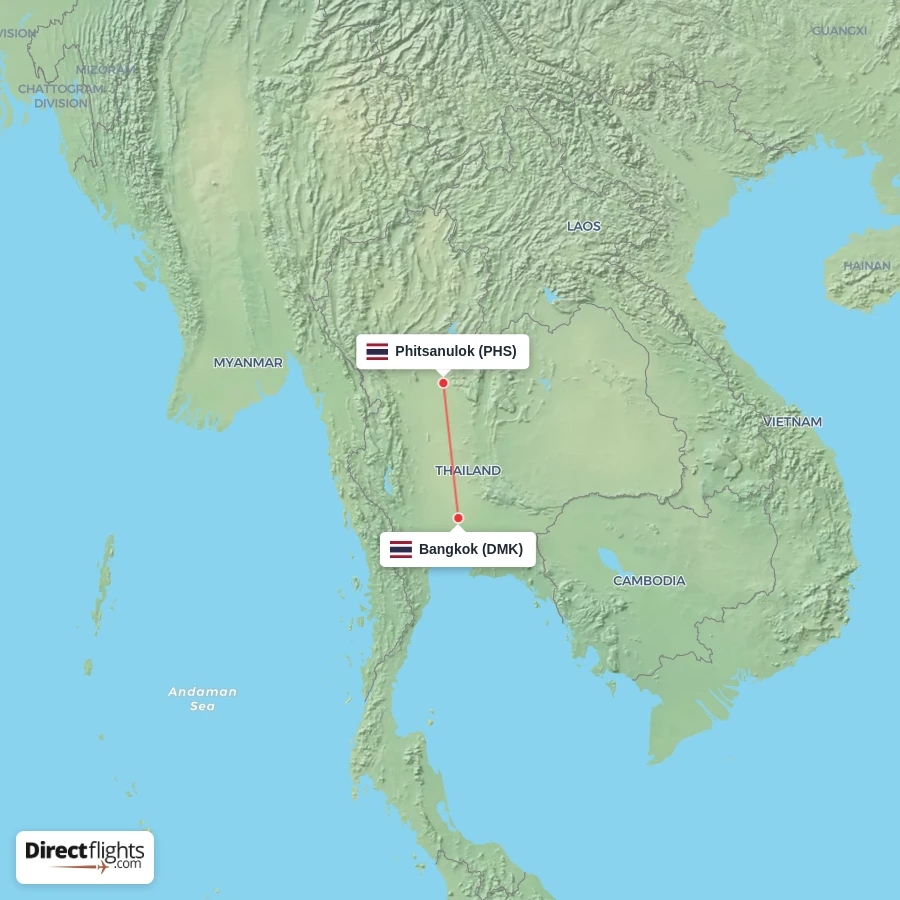 PHS - DMK route map