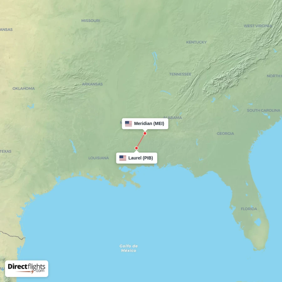 PIB - MEI route map