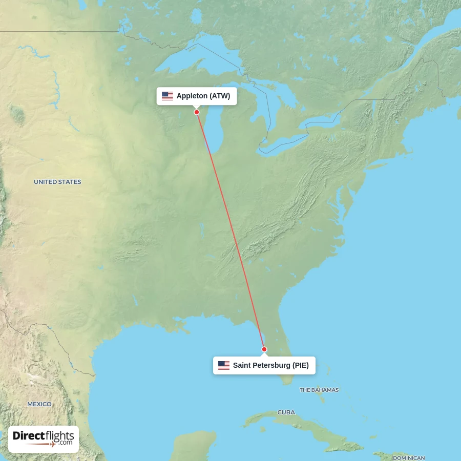 PIE - ATW route map