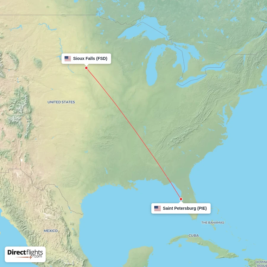 PIE - FSD route map