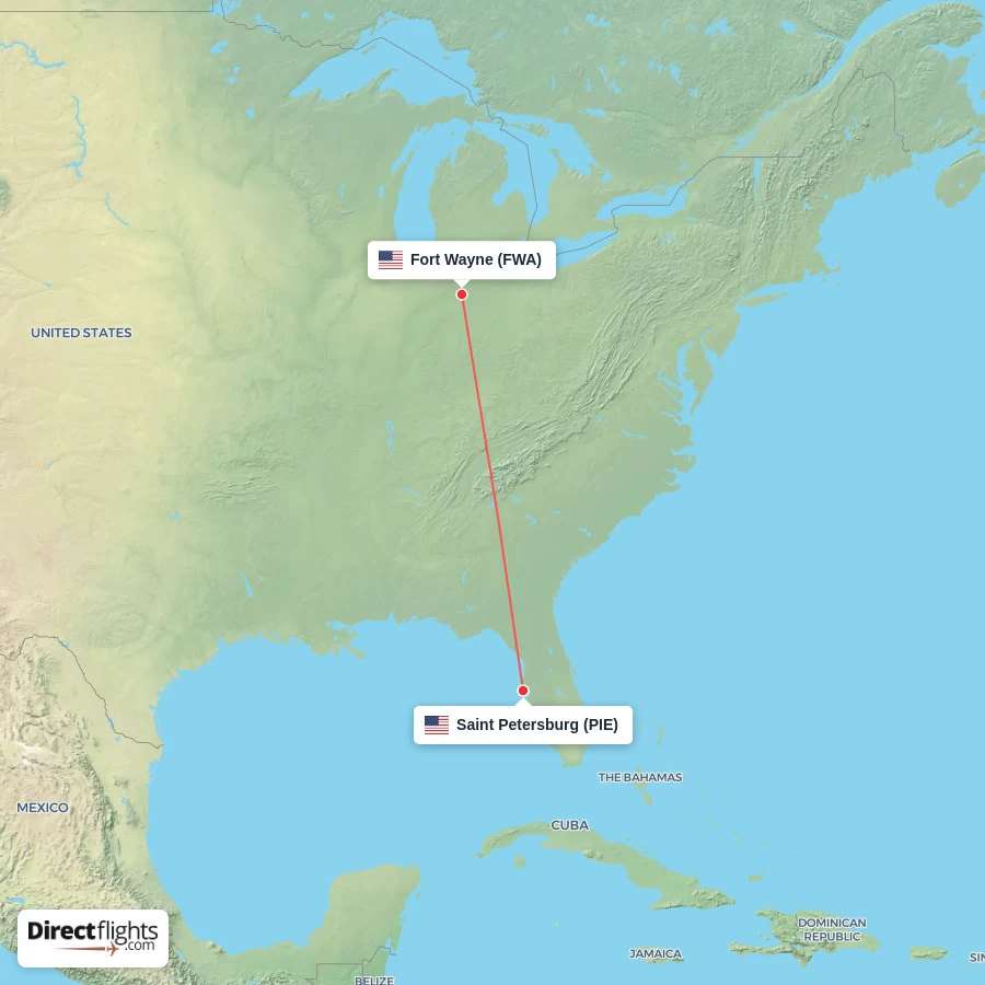 PIE - FWA route map