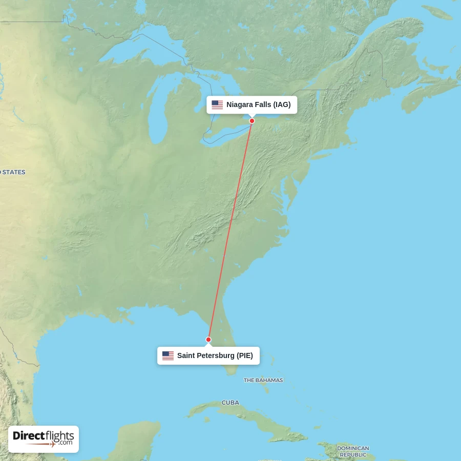 PIE - IAG route map