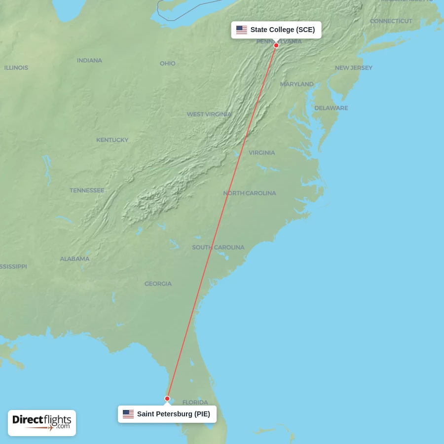 PIE - SCE route map