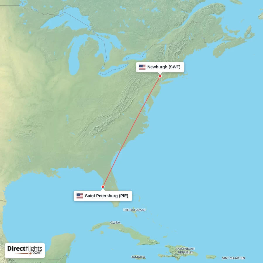 PIE - SWF route map