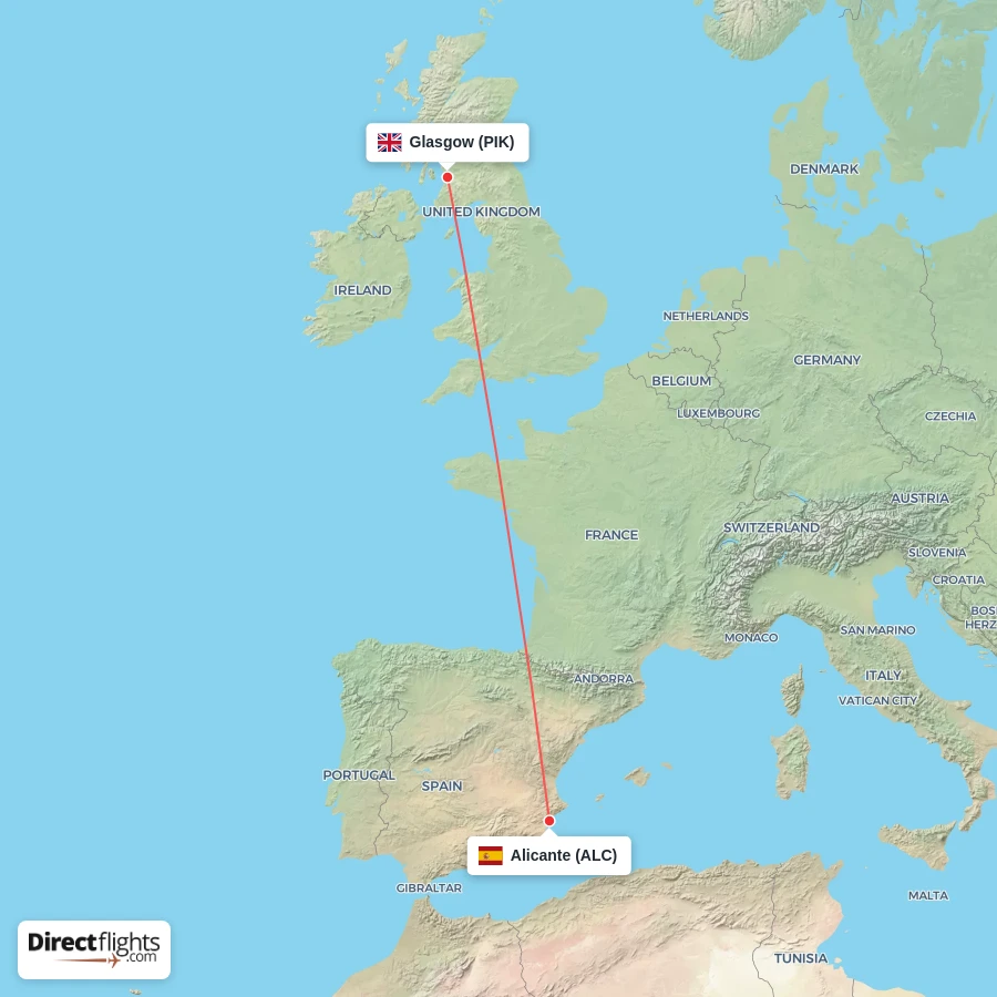 PIK - ALC route map