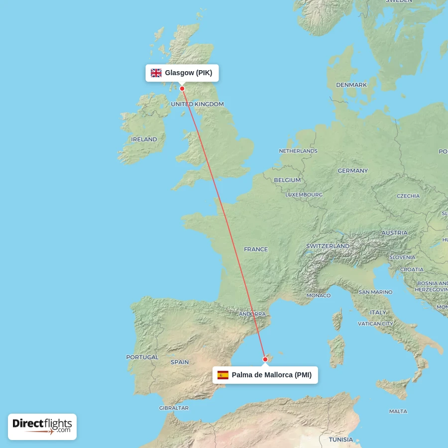PIK - PMI route map