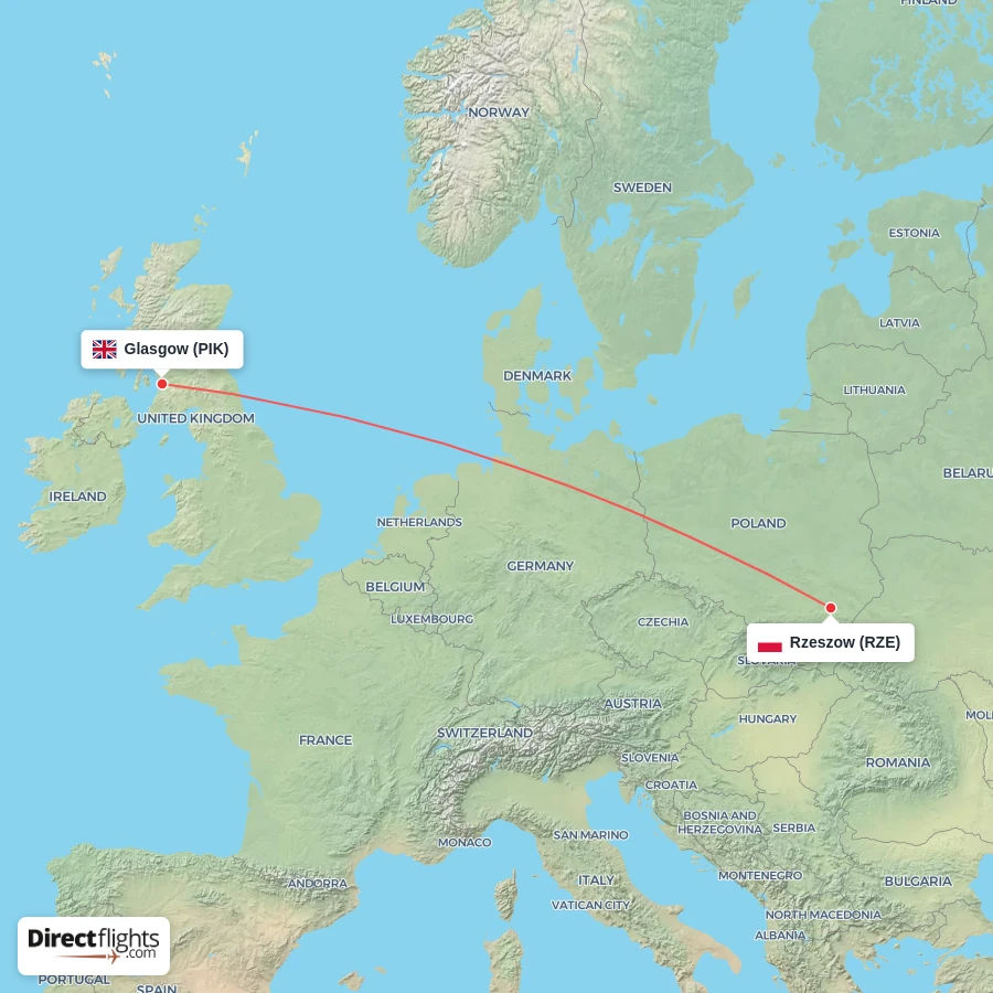 PIK - RZE route map