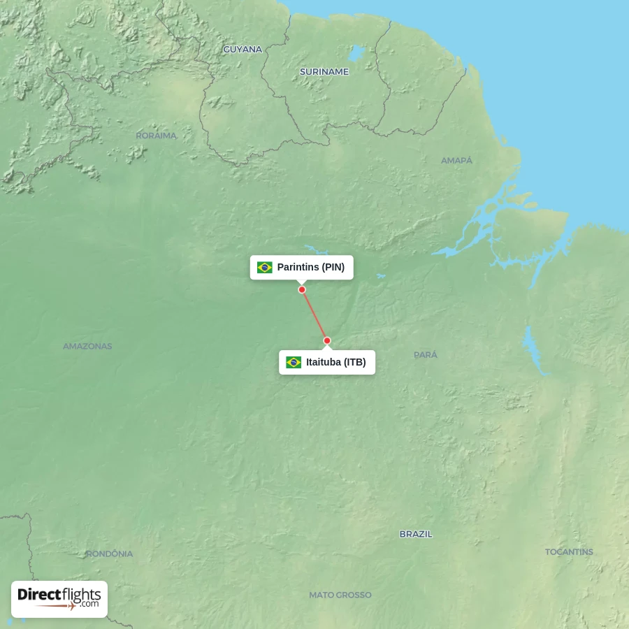 PIN - ITB route map