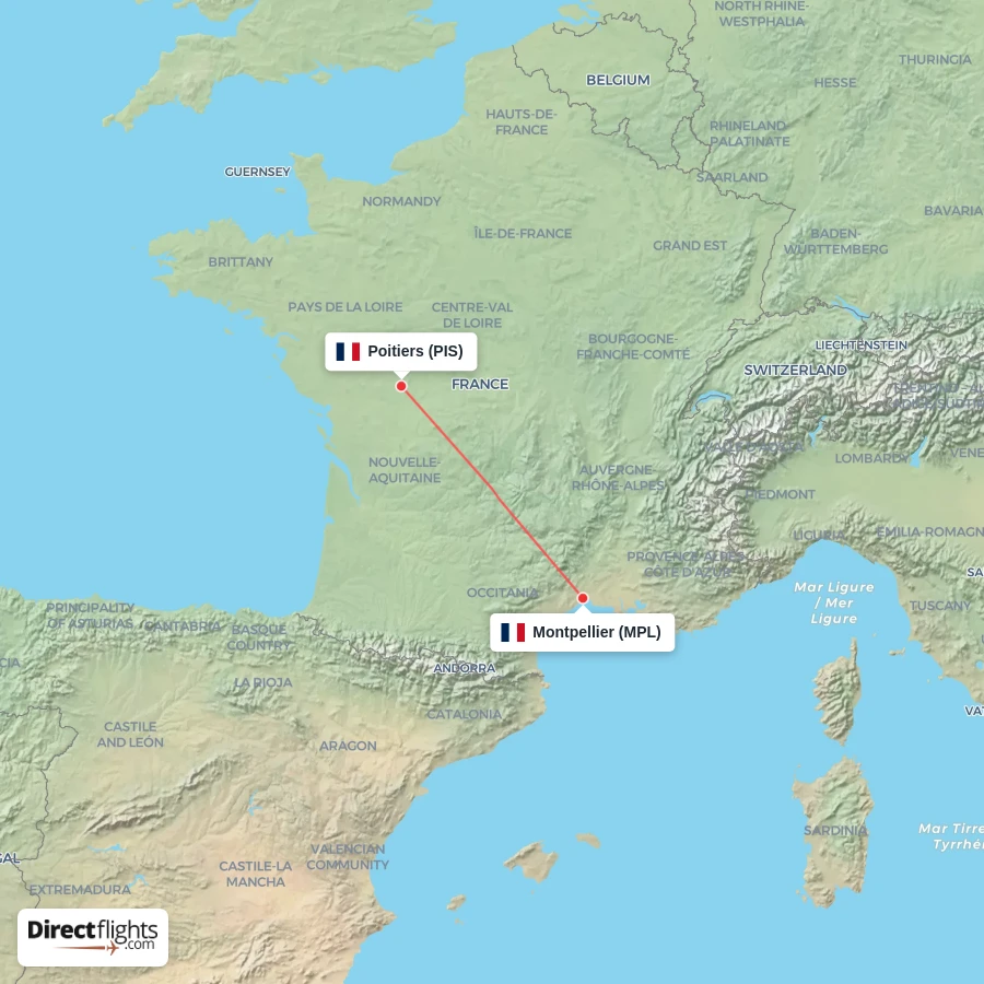 PIS - MPL route map