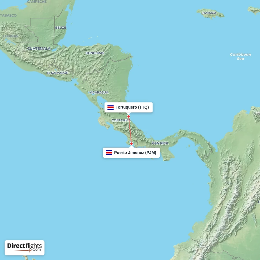 PJM - TTQ route map