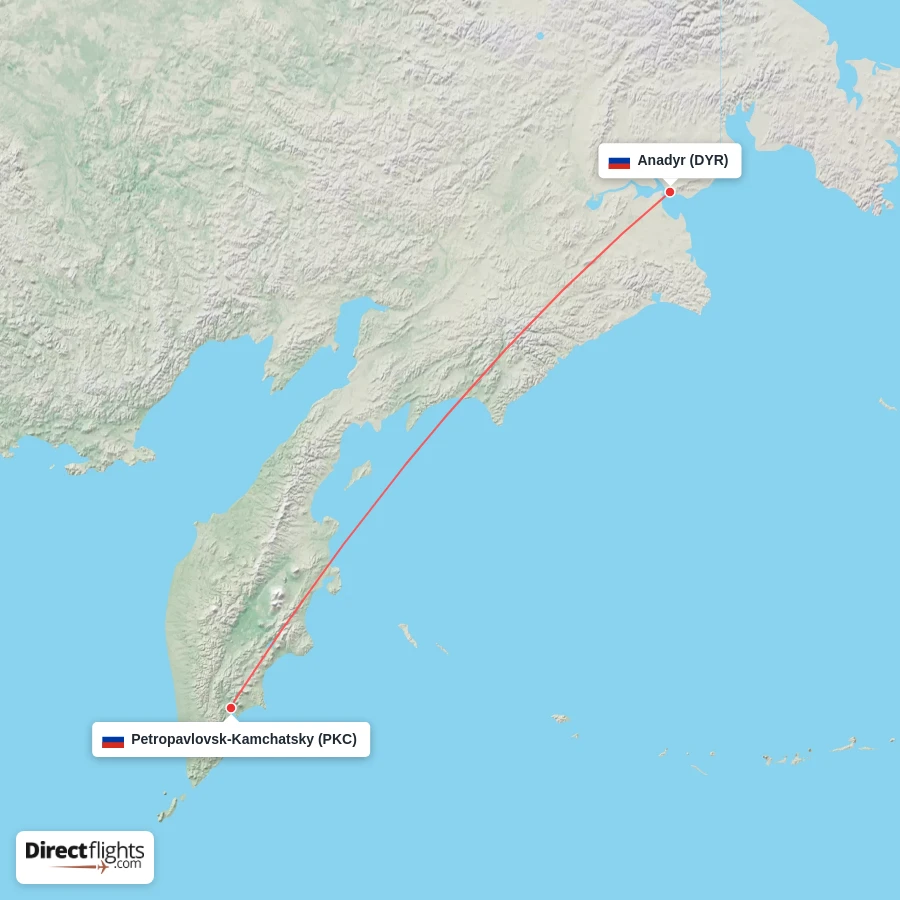 PKC - DYR route map