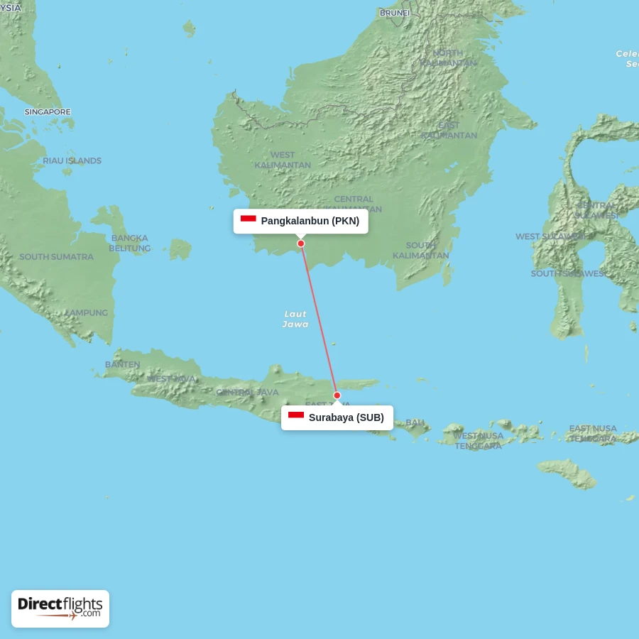 PKN - SUB route map