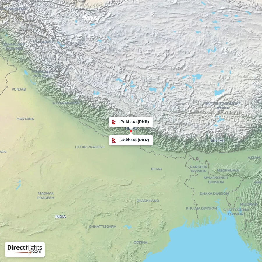 PKR - PKR route map