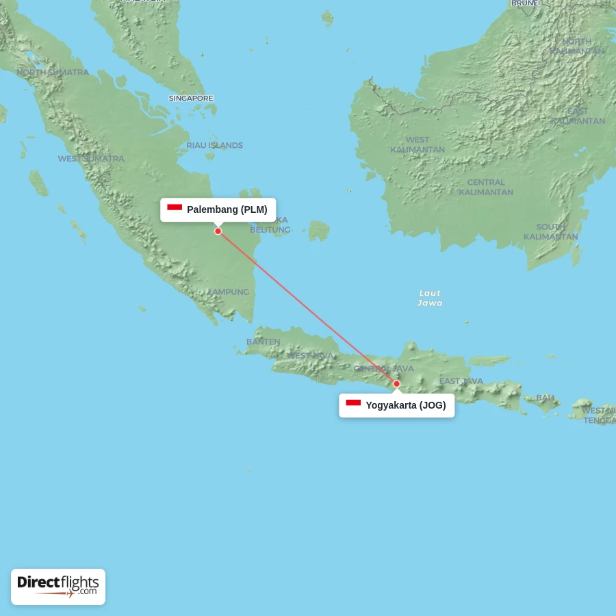 PLM - JOG route map