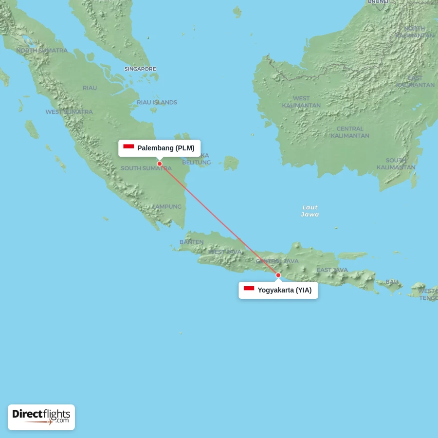 PLM - YIA route map