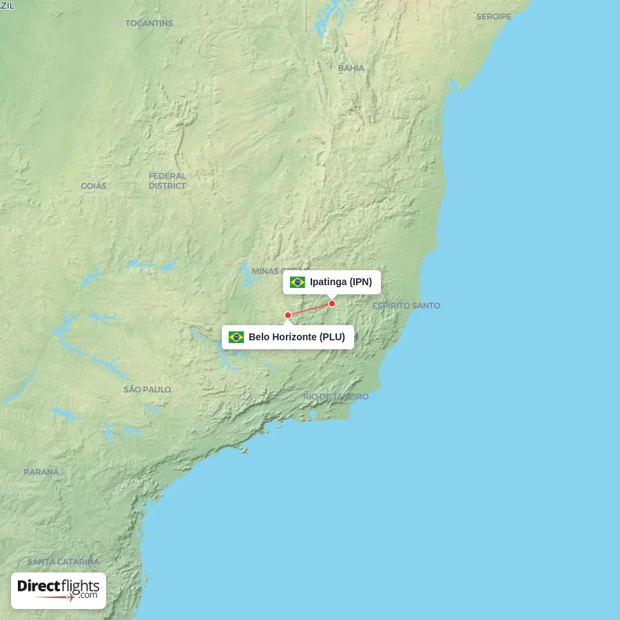 PLU - IPN route map