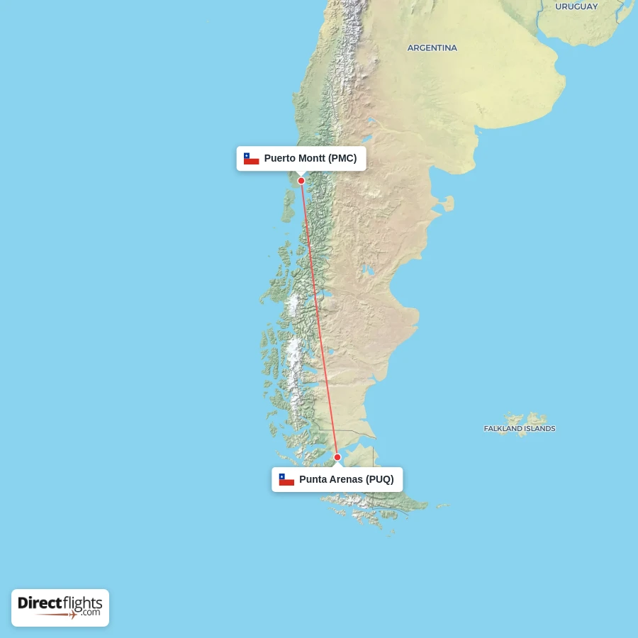 PMC - PUQ route map