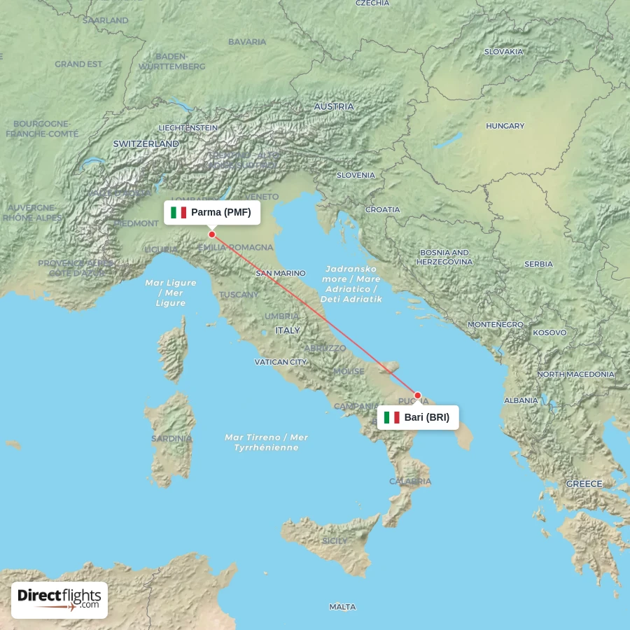 PMF - BRI route map