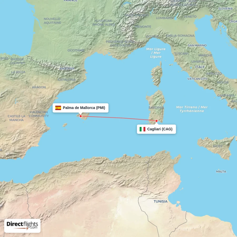 PMI - CAG route map