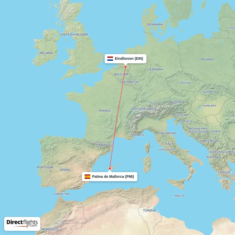 PMI - EIN route map