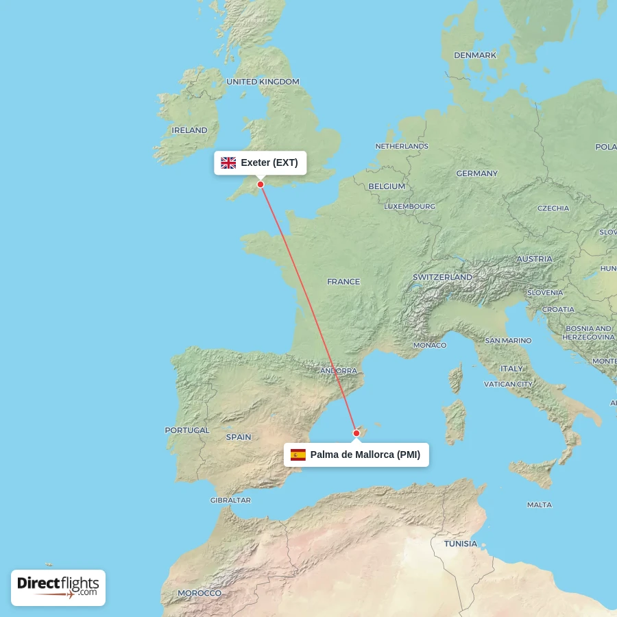 PMI - EXT route map