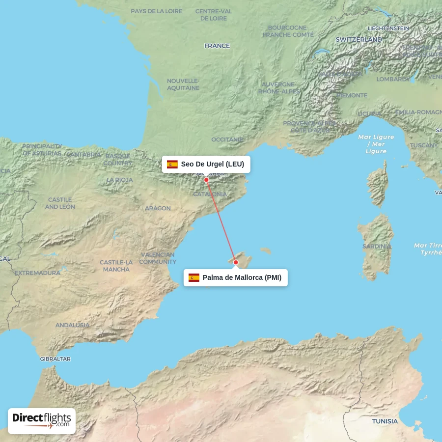 PMI - LEU route map