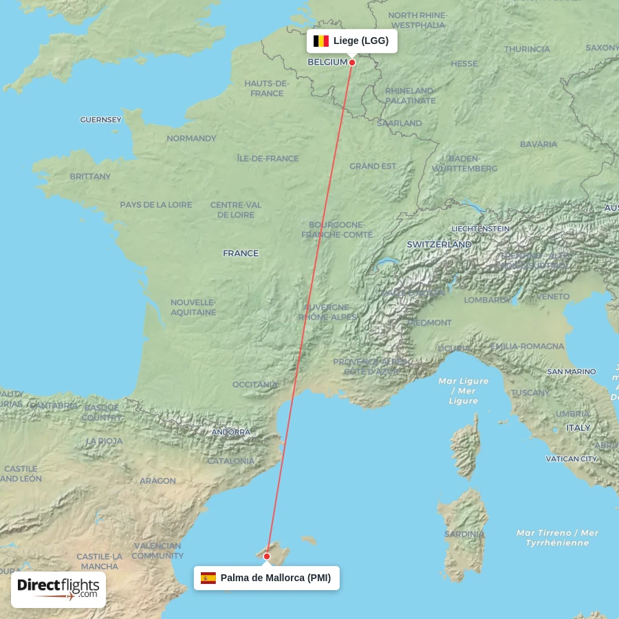 PMI - LGG route map