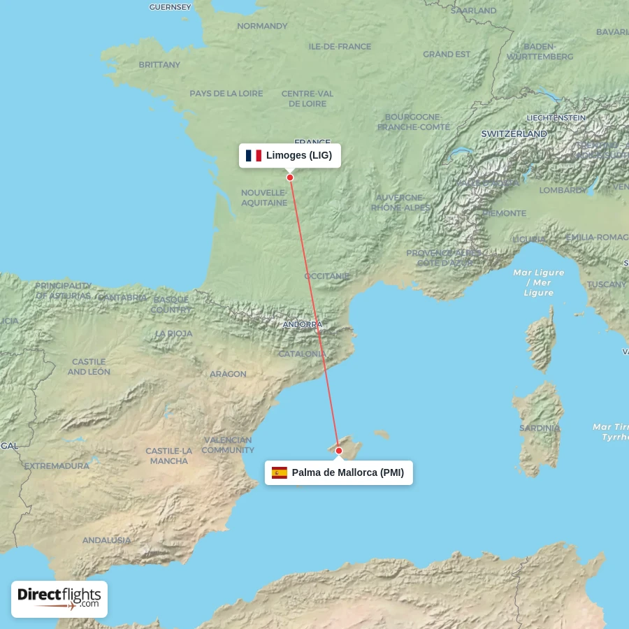 PMI - LIG route map
